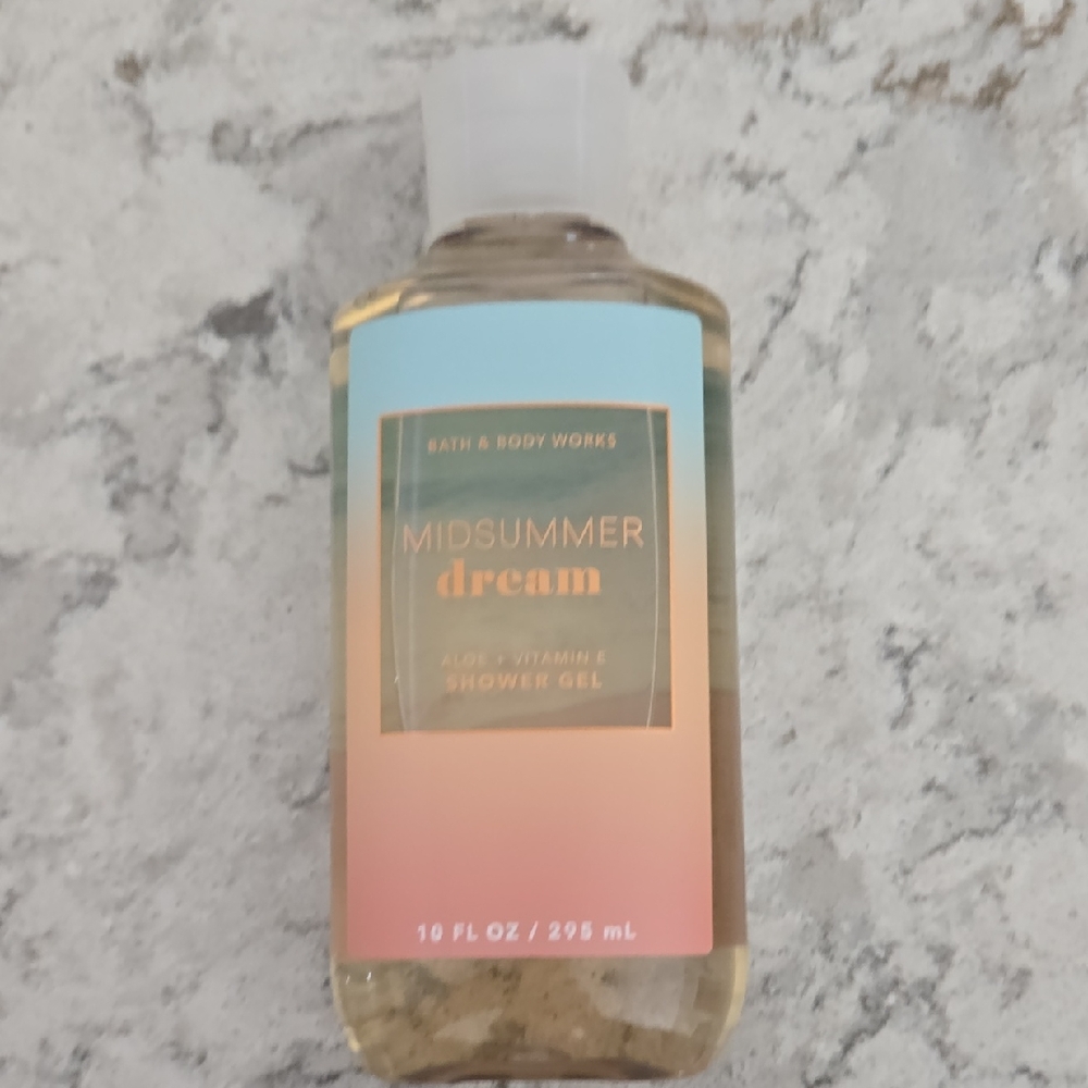 Bath & Body Works Midsummer Dream Shower Gel - Blue and Pink